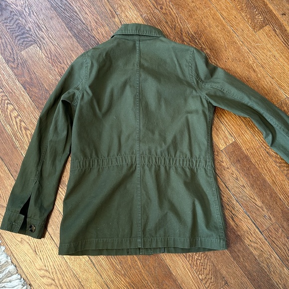 Utility Army Green Cargo Jacket - Picture 6 of 8